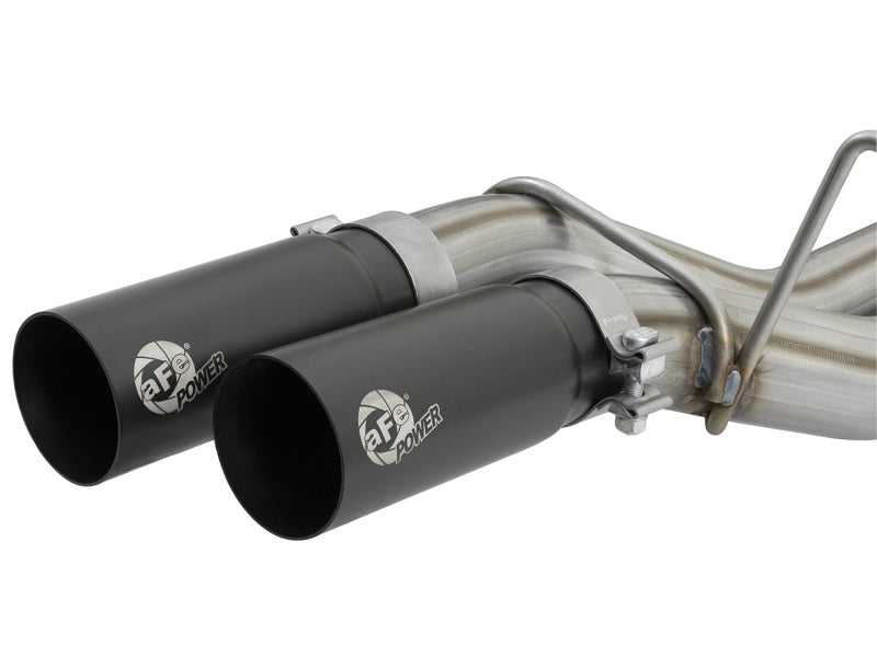 aFe POWER Rebel Series 3in 409 SS Cat Back Exhaust w/ Black Tips 17 Ford F-150 Raptor V6-3.5L-SR1 Performance