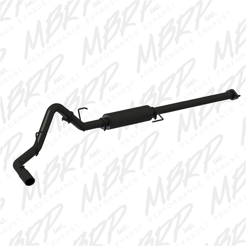 MBRP 2015 Ford F-150 2.7L / 3.5L EcoBoost 3in Cat Back Single Side Black Exhaust System-SR1 Performance