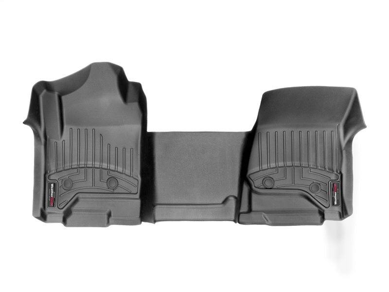 WeatherTech DigitalFit FloorLiner for 2014 GMC Sierra & Chevrolet Silverado Crew Cab – Black, Part #449671V