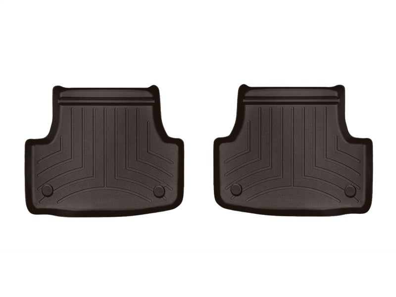 WeatherTech Rear FloorLiner HP for 2015-2016 Audi A3 and 2015 Volkswagen Golf in Cocoa