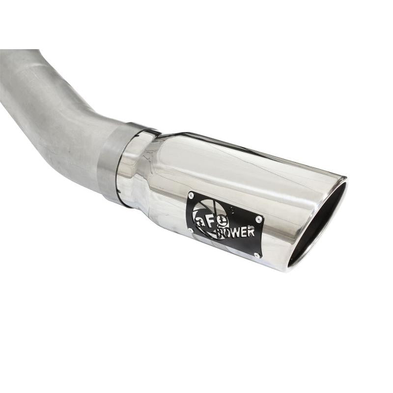 aFe Atlas Exhausts 4in Cat-Back Aluminized Steel Exhaust 2015 Ford F-150 V6 3.5L (tt) Polished Tip-SR1 Performance