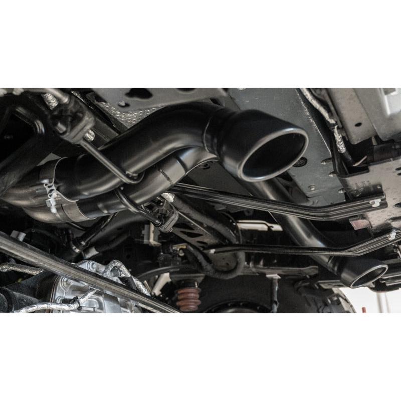 Borla 22-24 Ford Bronco Raptor V6 Turbo AT 2WD / 4WD ATAK Catback Exhaust w/ 4in Black Coated Tips-SR1 Performance
