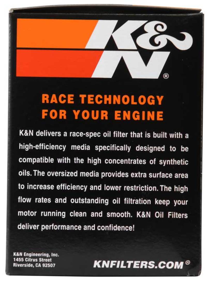 K&N Oil Filter 02-10 Harley Davidson VRSC 3in OD x 3.844in Height-SR1 Performance