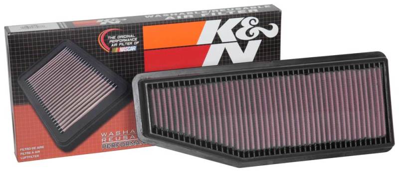 K&N 2019 Jeep Cherokee L4-2.0L F/I Turbo Replacement Drop In Air Filter-SR1 Performance