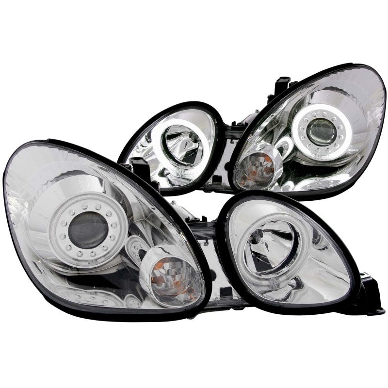ANZO 1998-2005 Lexus Gs300 Projector Headlights w/ Halo Chrome-SR1 Performance