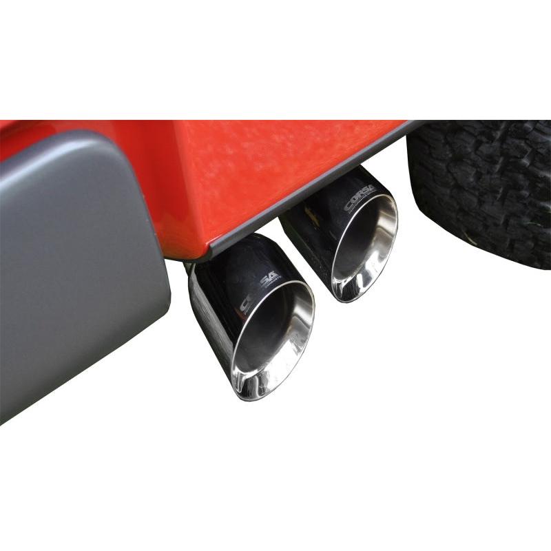 Corsa 2010-2010 rd F-150 Raptor 5.4L V8 Polished Sport Cat-Back Exhaust-SR1 Performance