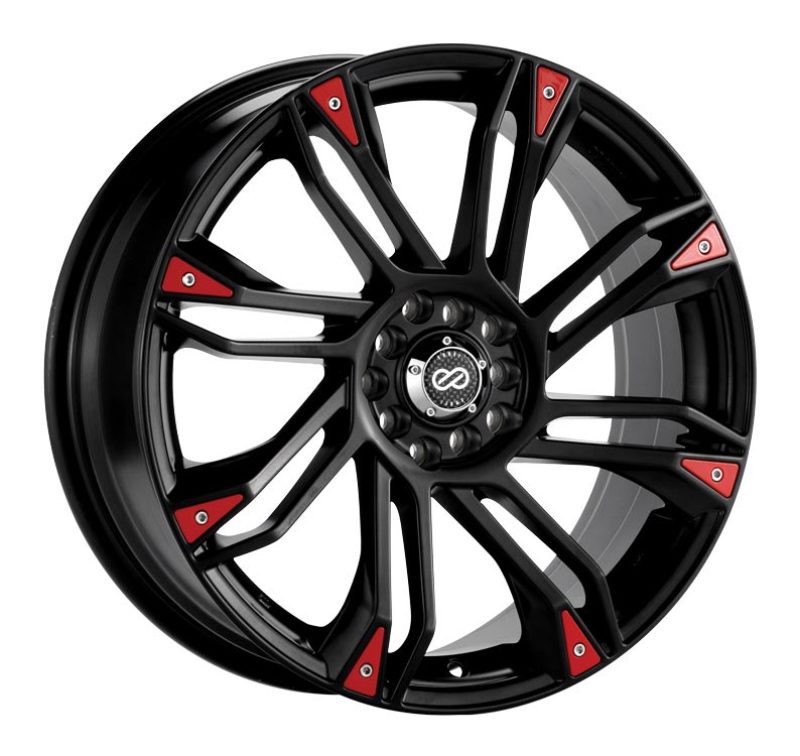 Enkei GW8 17x7 4x100/114.3 42mm Offset 72.6 Bore Matte Black Wheel-SR1 Performance