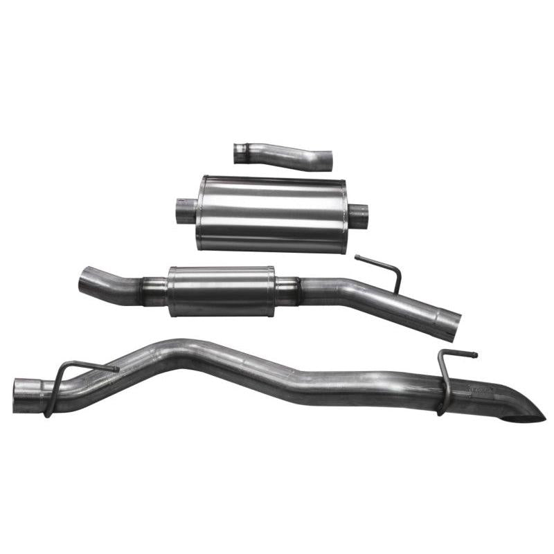 Corsa 2020-2024 Jeep Gladiator JT 3.0in Cat-Back Touring Single Side Exit w/ Turn Down Tip-SR1 Performance