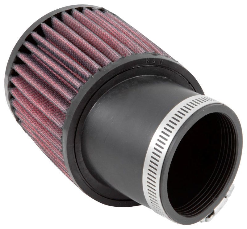 K&N Filter Universal Rubber Round Straight Filter 20 Deg Angled 2-7/16in Flange 3-3/4in OD 4in H-SR1 Performance