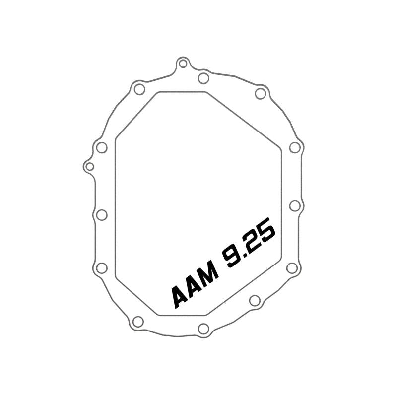 AFE Power 11-18 GM 2500-3500 AAM 9.25 Axle Front Diff Cover Black Machined w/ 2 Qts 75w90 Oil-SR1 Performance