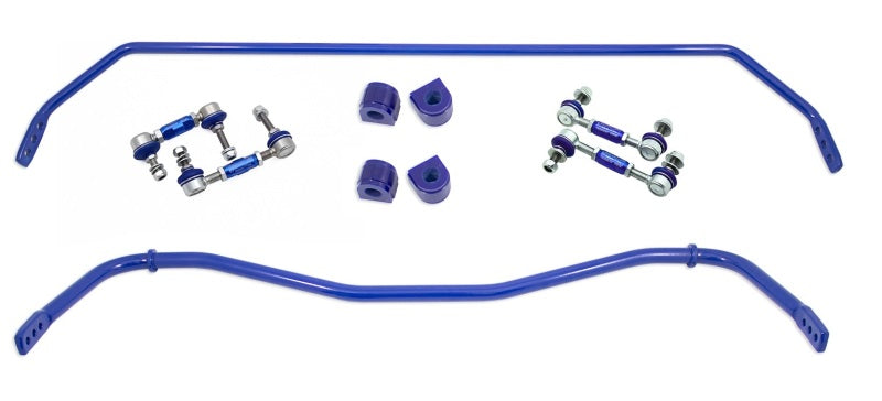 SuperPro 2016 Mazda MX-5 Miata Sport Front / Rear 24mm F/16mm R Adjustable Sway Bar & End Link Set-SR1 Performance