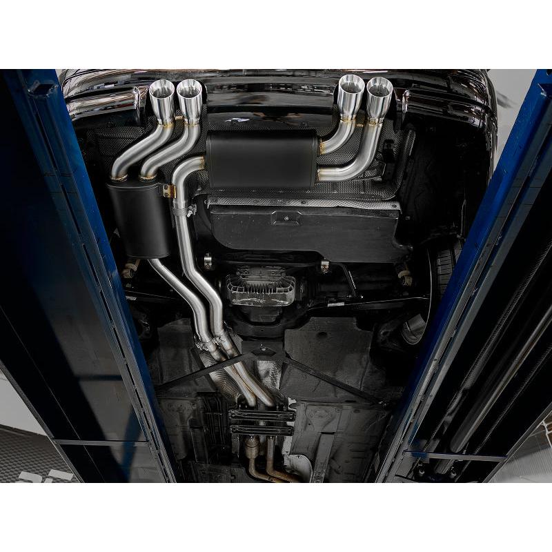 aFe MACH Force-Xp 2.5in 304 SS Cat-Back Exhaust w/ Polished Tips 01-06 BMW M3-SR1 Performance