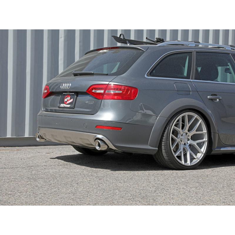 afe MACH Force-Xp 13-16 Audi Allroad L4 SS Cat-Back Exhaust w/ PolishedTips-SR1 Performance