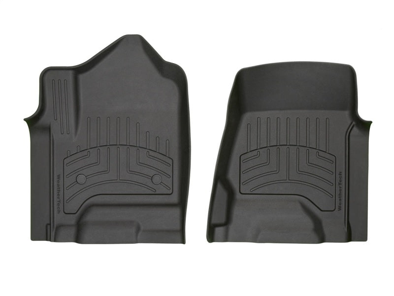 WeatherTech FloorLiner HP for 2014-2015 Chevrolet Silverado 1500 & 2015 Silverado 2500 HD - Front, Black