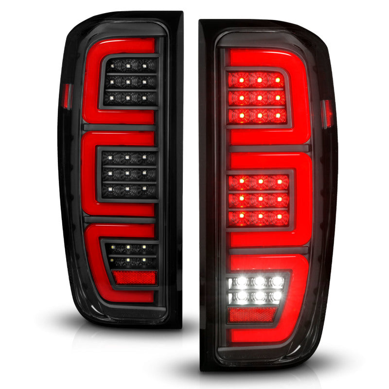 Anzo 19-23 GMC Sierra 1500/2500HD/3500HD Black Replacement Full LED Bar Tail Light-SR1 Performance