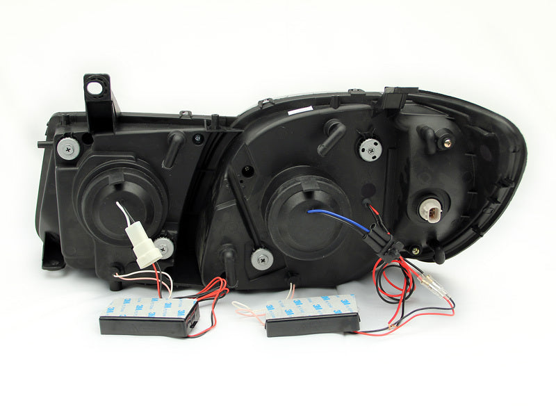 ANZO 1998-2007 Lexus Lx470 Projector Headlights w/ Halo Black (CCFL)-SR1 Performance