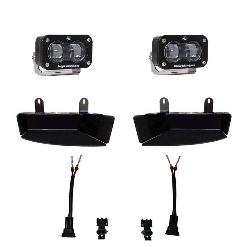 Baja Designs 19-22 Dodge RAM 2500/3500 S2 SAE Fog Pocket Light Kit - Clear-SR1 Performance