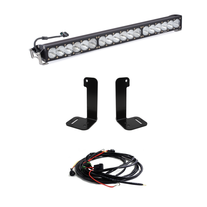Baja Designs 2018+ Jeep Wrangler JL/JT OnX6+ 30in Bumper LED Light Bar Kit-SR1 Performance