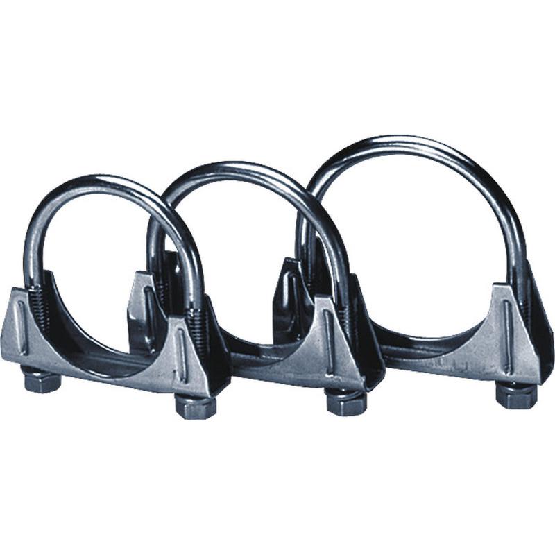 Borla Universal 2-1/2in Stainless Saddle Clamps-SR1 Performance