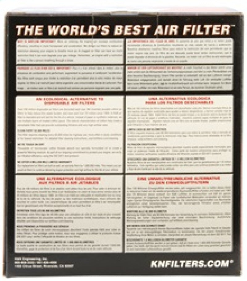 K&N 86-89 Honda TRX250R 6 inch H 4 inch ID 4.75 inch OD Tapered Conical Air Filter-SR1 Performance