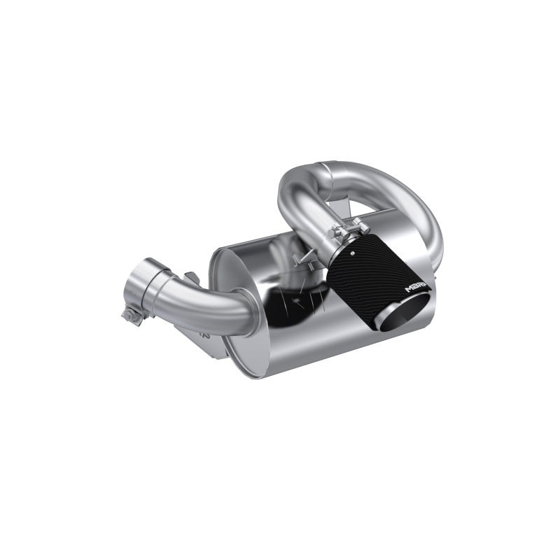 MBRP 21-22 Can-Am Commander 1000R Slip On Exhaust Center Exit - Performance Series-SR1 Performance