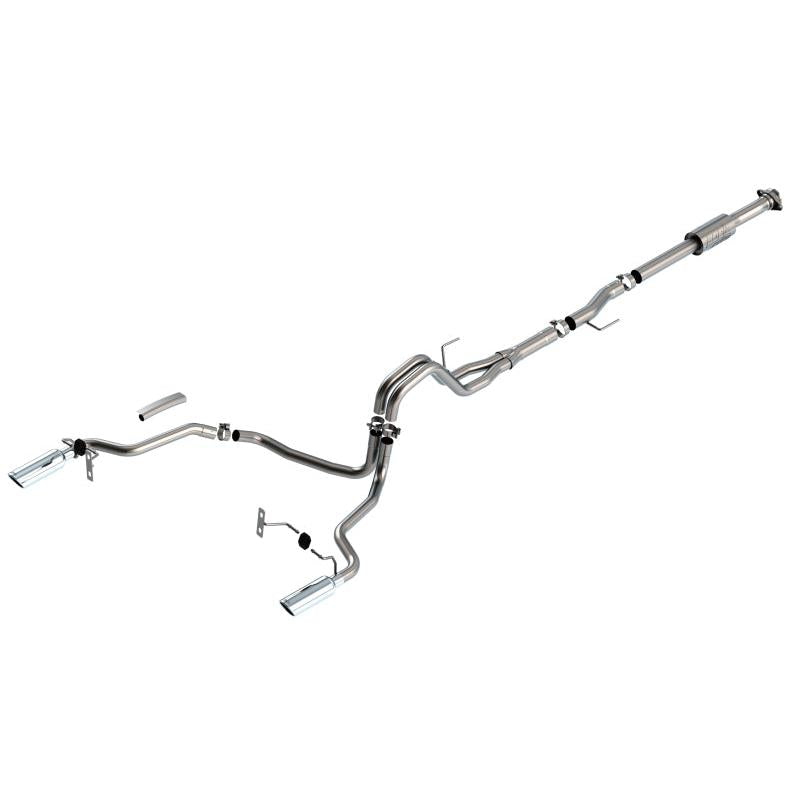 Borla F-150 2021 2.7L/3.5L 2/4wd 4dr CC SB EC STB Lari/King R/Plinum/LTD 3/2.25 Cat-Back AK CHR Tips-SR1 Performance