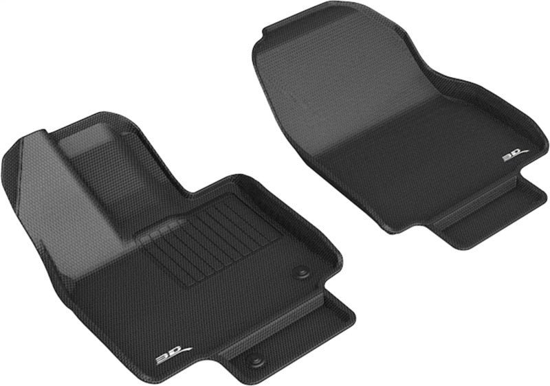 3D MAXider 20-23 Toyota Highlander Kagu Black Floor Mat - Row 1-SR1 Performance