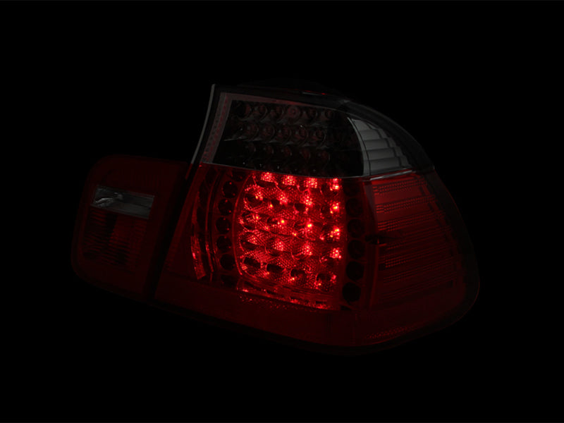 ANZO 2002-2005 4DR BMW 3 Series E46 LED Taillights Red/Smoke-SR1 Performance