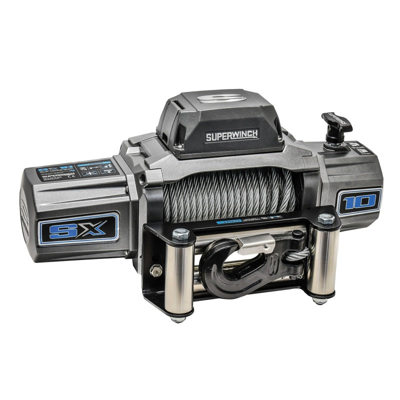 Superwinch 10000 LBS 12V DC 3/8in x 85ft Wire Rope SX 10000 Winch-SR1 Performance