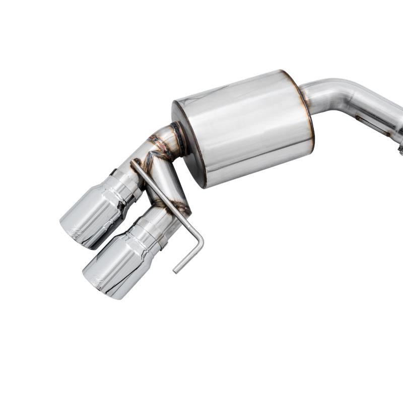 AWE Tuning 2018+ Ford Mustang GT (S550) Cat-back Exhaust - Touring Edition (Quad Chrome Silver Tips)-SR1 Performance