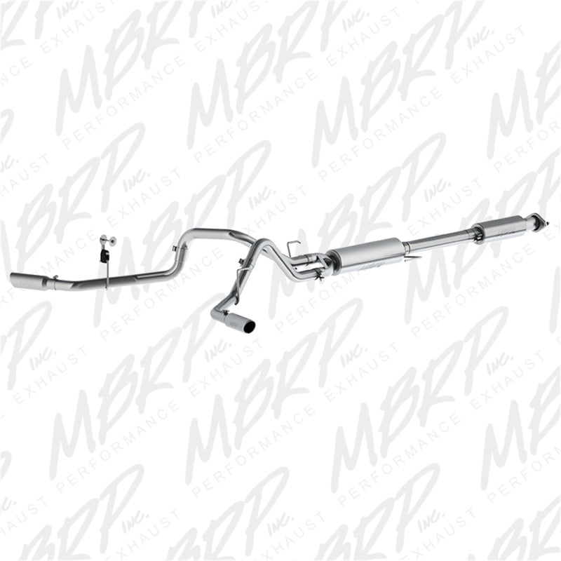 MBRP 2015 Ford F-150 5.0L 3in Cat Back Dual Split Side Exit AL Exhaust System-SR1 Performance