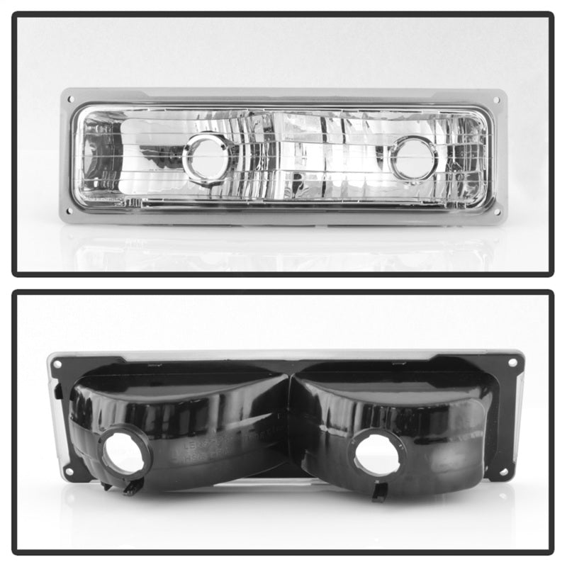 Xtune Chevy Suburban 94-98 Headlights w/ Corner & Parking Lights 8pcs Chrome HD-JH-CCK88-AM-C-SET-SR1 Performance