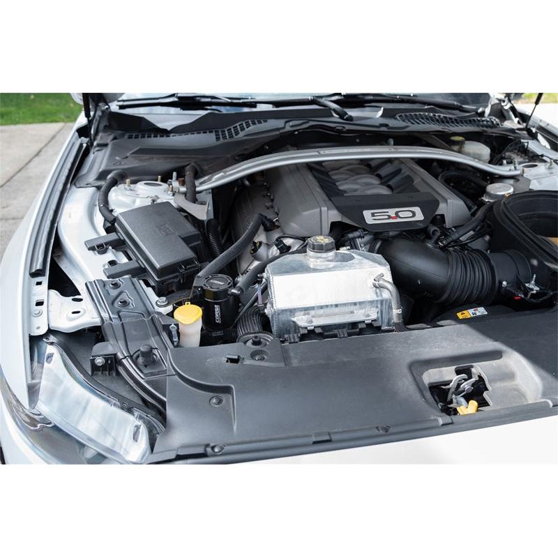 Corsa Performance 2015-2017 Ford Mustang 3 oz. Aluminum Oil Catch Can W/ Mounting Bracket-SR1 Performance