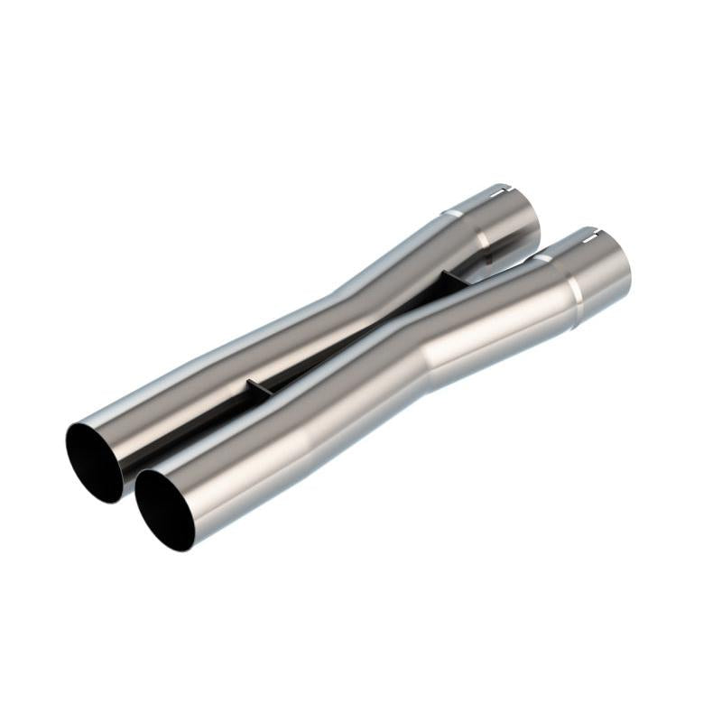 Borla 3.0in Universal X-Pipe 4.43in Inlet Centerline 3.51in Outlet Centerline 21.06in OAL-SR1 Performance