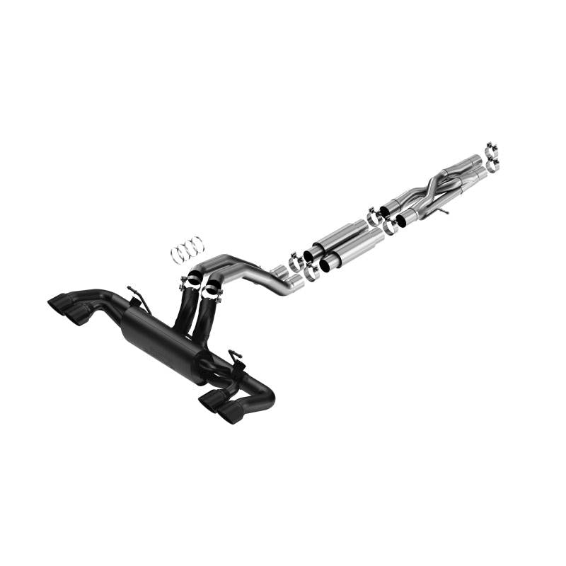 Borla 21-22 Jeep Wrangler Rubicon 392 6.4L V8 AT 4WD 4DR S-Type Cat-Back Exhaust - Coated Black-SR1 Performance