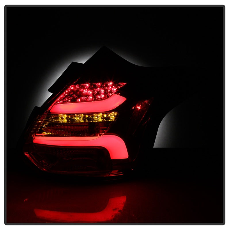Spyder 12-14 Ford Focus 5DR LED Tail Lights - Red Clear (ALT-YD-FF12-LED-RC)-SR1 Performance
