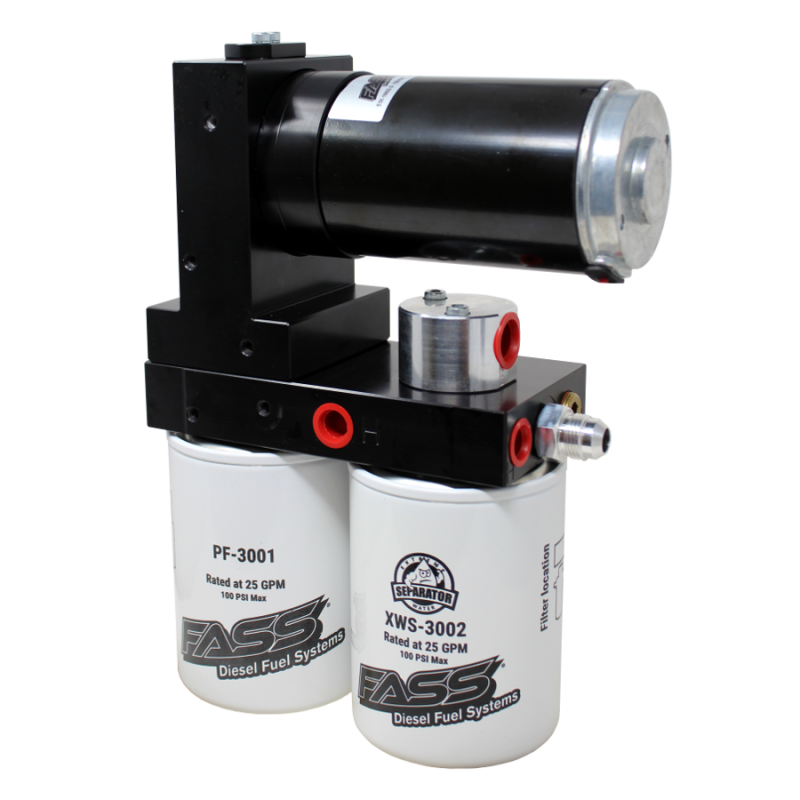 FASS Class 8 250gph/16-18psi Titanium Signature Series Fuel Air Separation System TS 250G-SR1 Performance