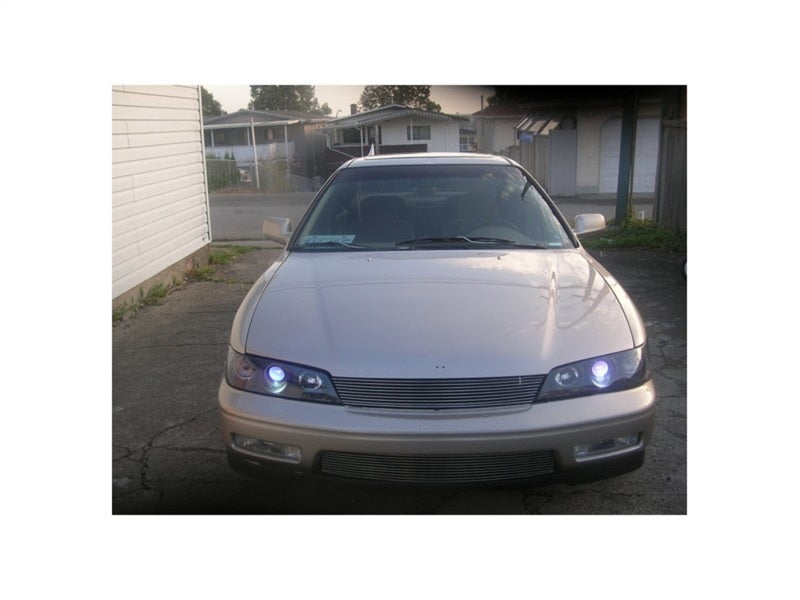 Spyder Honda Accord 94-97 1PC Projector Headlights LED Halo Amber Reflctr Blk PRO-YD-HA94-AM-BK-SR1 Performance