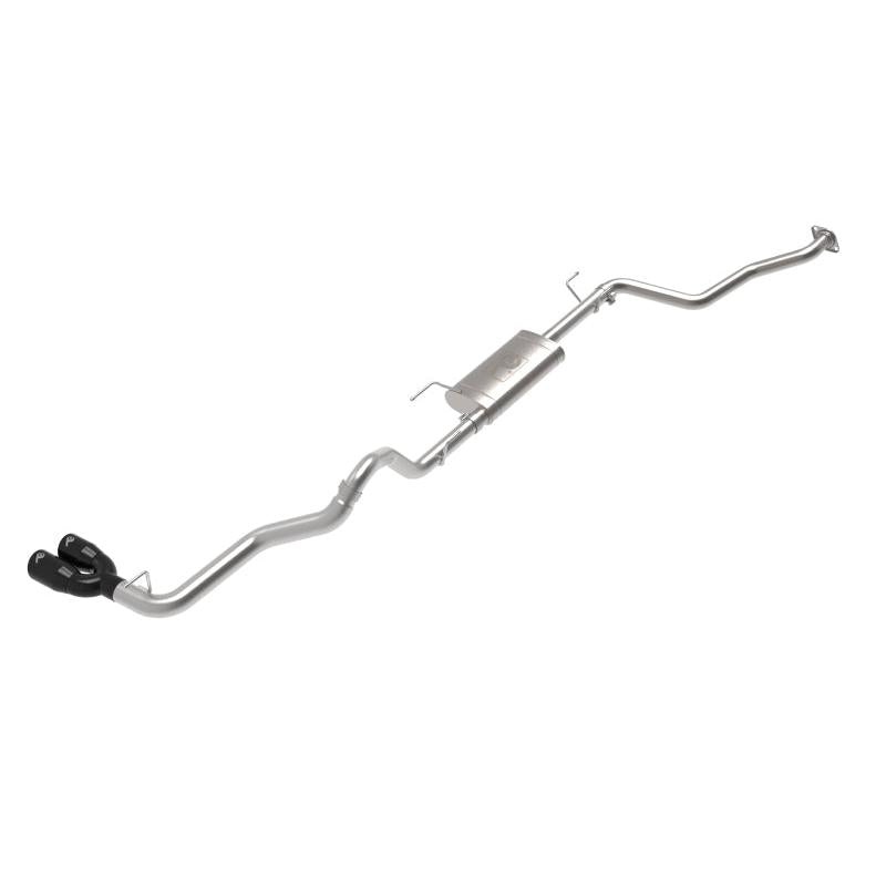 aFe 2024 Toyota Tacoma L4 2.4L Vulcan Series 2.5-3in 304 SS Steel Cat-Back Exhaust w/Black Tips-SR1 Performance