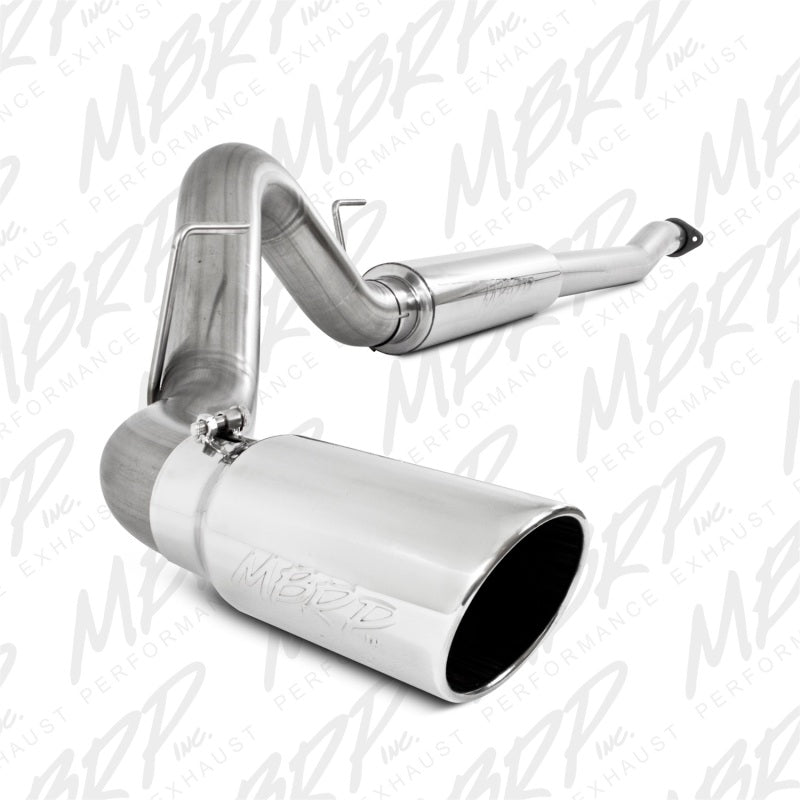 MBRP 11-13 Ford F-150 3.5L V6 EcoBoost 4in Cat Back Single Side T409 Exhaust System-SR1 Performance