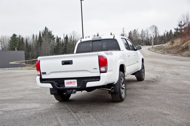 MBRP 2016 Toyota Tacoma 3.5L Cat Back Single Side Exit Aluminized Exhaust System-SR1 Performance