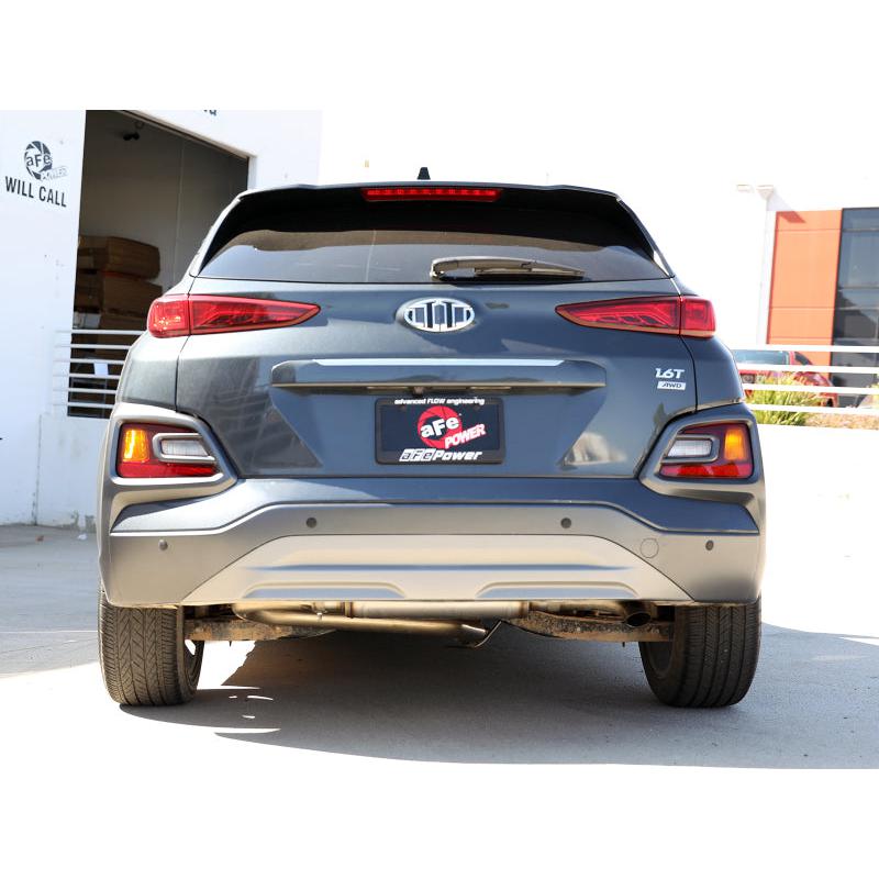 aFe Takeda 2-1/2in 304 SS Axle-Back Exhaust 18-21 Hyundai Kona L4 1.6L (t)-SR1 Performance