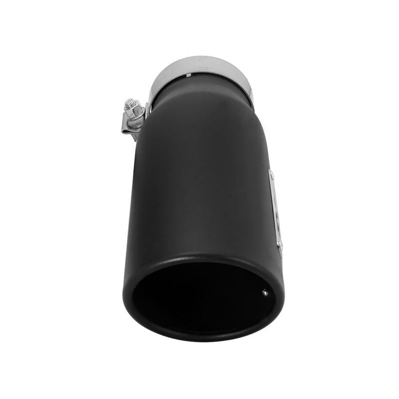 aFe MACHForce-XP 3.5in 409 Stainless Steel Exhaust Tip 3.5in x 4.5in Out x 12in L Clamp-On-SR1 Performance