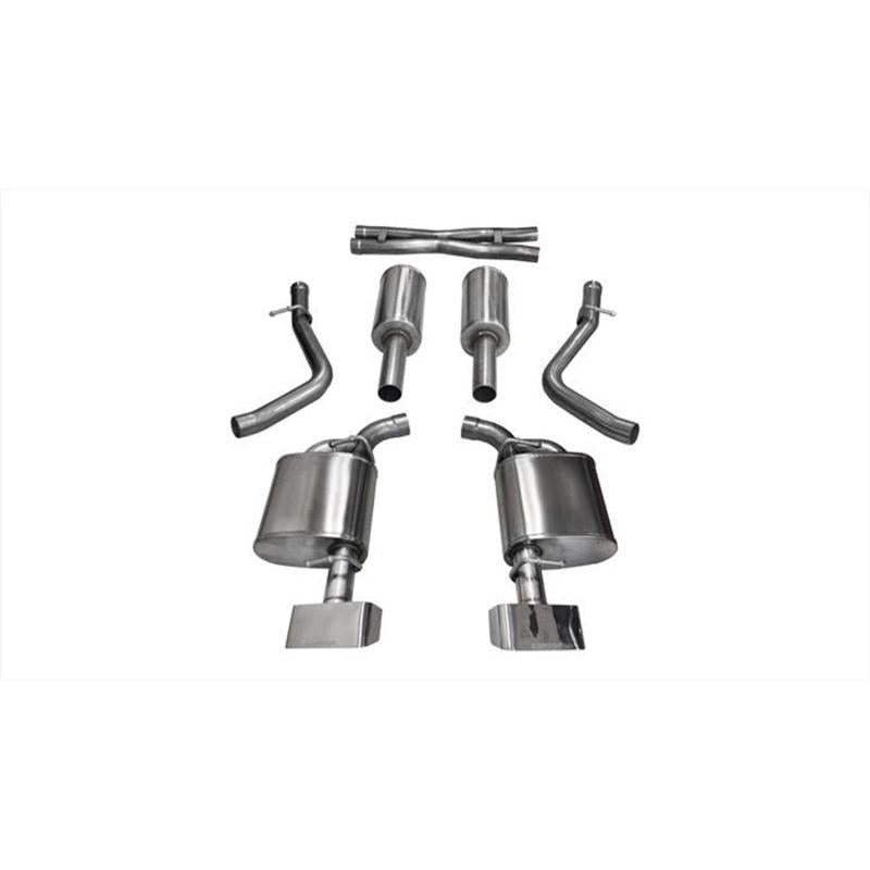 Corsa 2015-2016 Dodge Challenger 5.7L V8 V8 Polished Xtreme Cat-Back-SR1 Performance