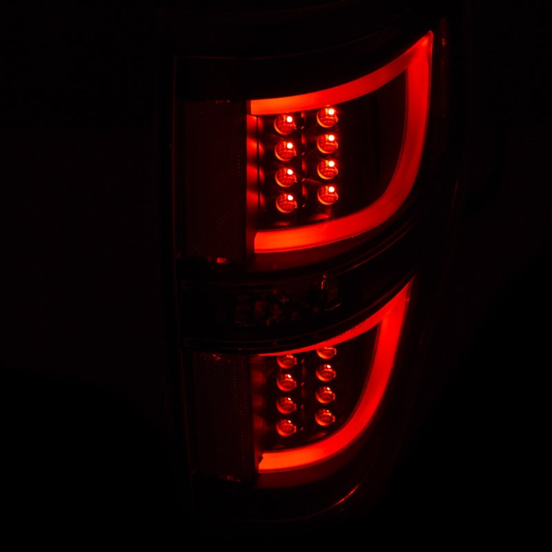 ANZO 2009-2013 Ford F-150 LED Taillights Black-SR1 Performance
