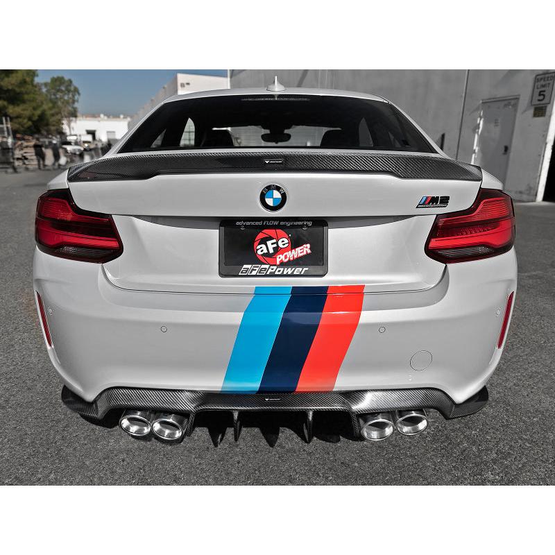 aFe MACHForce XP Exhausts Cat-Back SS 19-21 BMW M2 Competition L6-3.0L w/Polished Tips-SR1 Performance