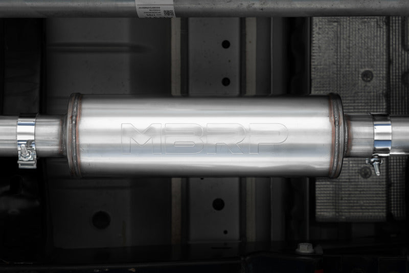MBRP 2023+ Chevy Colorado/GMC Canyon Aluminized Steel 3in Cat-Back Single Side Exit - Black-SR1 Performance
