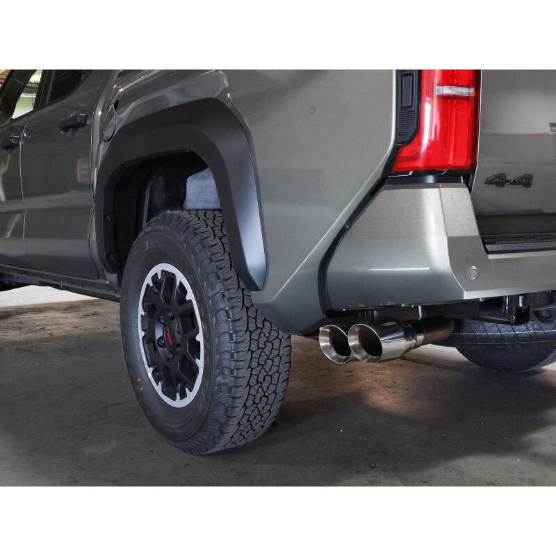 aFe 2024 Toyota Tacoma L4 2.4L Vulcan Series 2.5-3in 304 SS Steel Cat-Back Exhaust w/Polished Tips-SR1 Performance