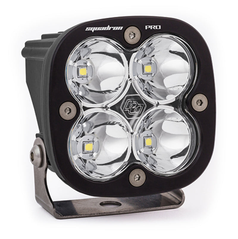 Baja Designs Squadron Pro Spot Pattern Black LED Light Pod - Clear-SR1 Performance