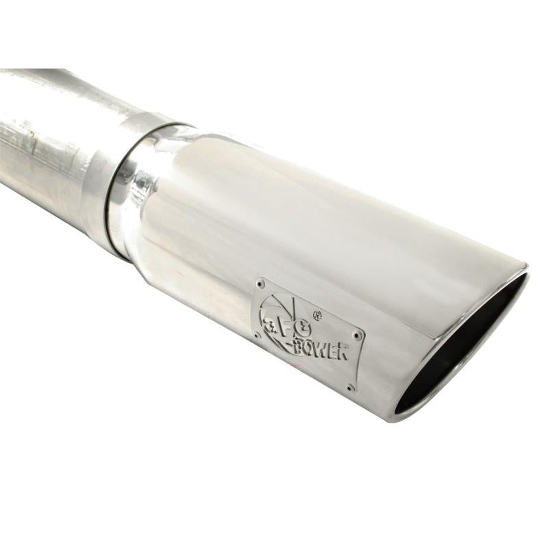 aFe Atlas Exhaust DPF-Back Aluminized Steel Exhaust Dodge Diesel Trucks 07.5-12 L6-6.7L Polished Tip-SR1 Performance